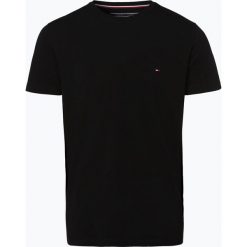 Tommy Hilfiger - T-shirt męski, czarny. Czarne t-shirty męskie TOMMY HILFIGER, m, bez wzorów, z bawełny, bez kołnierzyka. Za 139,95 zł.
