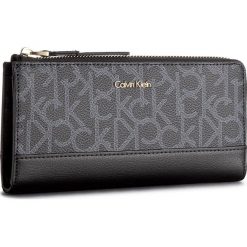 Portfele damskie: Duży Portfel Damski CALVIN KLEIN BLACK LABEL – Frame Large Ziparoun K60K604173 001