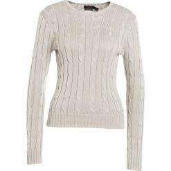 Polo Ralph Lauren JULIANNA Sweter stone grey. Szare swetry klasyczne damskie Polo Ralph Lauren, xl, z bawełny, polo. Za 589,00 zł.