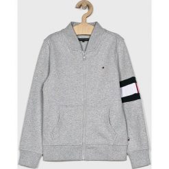 Tommy Hilfiger - Bluza dziecięca 128-176 cm. Niebieskie bluzy chłopięce TOMMY HILFIGER, bez wzorów, z elastanu, bez rękawów, bez kaptura. W wyprzedaży za 179,90 zł.