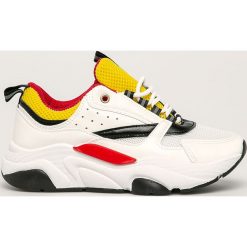 Answear - Buty S-3. Białe buty sportowe damskie ANSWEAR, bez wzorów, z materiału, sportowe. W wyprzedaży za 69,90 zł.