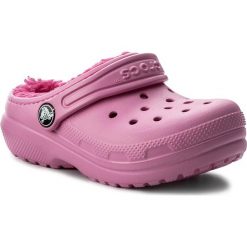 Kapcie dziewczęce: Kapcie CROCS – Classic Lined Clog 203506 Party Pink/Candy Pink