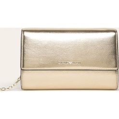 Emporio Armani - Portfel. Żółte portfele damskie Emporio Armani, w paski, z poliesteru. Za 779,90 zł.
