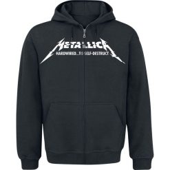 Bluzy męskie: Metallica Hardwired…To Self-Destruct Bluza z kapturem rozpinana czarny