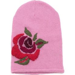 Czapka damska Różany haft różowa. Czerwone czapki zimowe damskie marki Art of Polo. Za 61,09 zł.