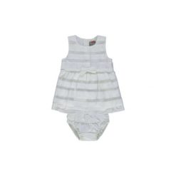 Kanz Girls Komplet 2-częściowy, biały - Gr.Moda (6 - 24 miesięcy ). Białe sukienki niemowlęce marki Kanz, bez wzorów, z poliesteru, bez rękawów. Za 109,00 zł.