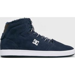 DC - Buty. Niebieskie buty sportowe męskie marki DC, z materiału, na sznurówki. W wyprzedaży za 299,90 zł.