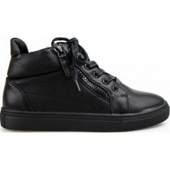 Sneakersy wiązane z suwakami czarne Sergio Leone (37). Czarne sneakersy damskie Estetino. Za 69,00 zł.