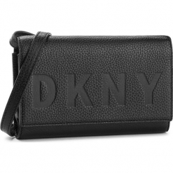 Torebka DKNY - R835A670 Warm Grey WG5. Brązowe listonoszki damskie DKNY, bez wzorów, ze skóry, bez dodatków. W wyprzedaży za 349,00 zł.
