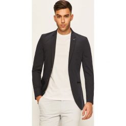 Premium by Jack&Jones - Marynarka. Niebieskie garnitury męskie Premium by Jack&Jones, m, bez wzorów, z elastanu, eleganckie. W wyprzedaży za 299,90 zł.