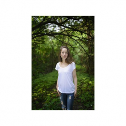 T-shirt bamboo/ z organicznej bawełny. Białe t-shirty damskie marki Siss, m, z bawełny. Za 150,00 zł.
