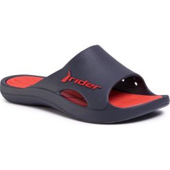 Klapki RIDER - Bay IX Ad 82819 Blue/Red 20698. Niebieskie klapki męskie Rider, bez wzorów, z tworzywa sztucznego. W wyprzedaży za 89,00 zł.