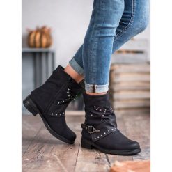 Modne workery. Workery damskie SHELOVET, bez obcasa, bez zapięcia. Za 99,00 zł.