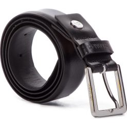 Pasek Męski CALVIN KLEIN - 3.5Cm Adj. Bombed Belt K50K504480 001. Czarne paski męskie Calvin Klein, w paski, ze skóry. W wyprzedaży za 199,00 zł.
