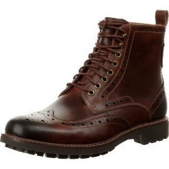 Buty zimowe męskie: Clarks MONTACUTE LORD Botki sznurowane dark tan