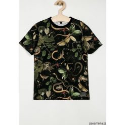 T-shirt czarny UNDERWOOD. Czarne t-shirty chłopięce Pakamera, bez wzorów, z dzianiny, z krótkim rękawem. Za 69,00 zł.