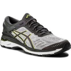 Buty ASICS - Gel-Kayano 24 Lite-Show T8A4N Mid Grey/Dark Grey/Safety Yellow 9695. Szare buty do biegania męskie Asics, z materiału, asics gel kayano. W wyprzedaży za 519,00 zł.