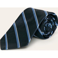 Polo Ralph Lauren - Krawat. Niebieskie krawaty męskie Polo Ralph Lauren, bez wzorów, z jedwabiu. Za 389,90 zł.