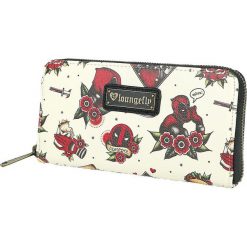 Portfele damskie: Deadpool Loungefly - Deadpool Tattoo Portfel beżowy