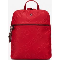 Desigual Colorama Nanaimo Plecak Czerwony. Czerwone plecaki damskie Desigual, w paski, z materiału. Za 395,95 zł.