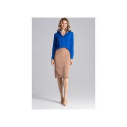 Koszula M621zafir. Niebieskie koszule damskie FIGL, xl, bez wzorów, bez kołnierzyka, bez rękawów. Za 129,00 zł.