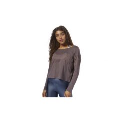 Bluzy Reebok Sport Koszulka Mesh Long Sleeve Layer. Fioletowe topy sportowe damskie marki Reebok Sport, xxs, z meshu. Za 159,00 zł.