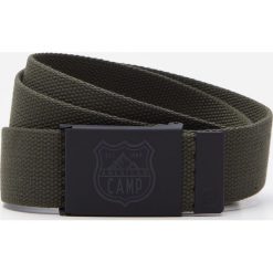 Pasek z ozdobną klamrą - Khaki. Brązowe paski męskie House, w paski. Za 35,99 zł.