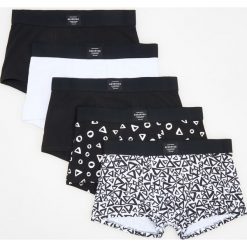 Bokserki męskie: 5 pack bokserek – Czarny