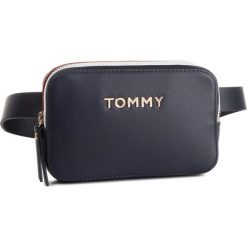 Saszetka nerka TOMMY HILFIGER - Th Corporate Bumbaf AW0AW06922 413. Niebieskie nerki damskie TOMMY HILFIGER, bez wzorów, ze skóry ekologicznej, młodzieżowe, bez dodatków. Za 399,00 zł.