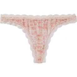 Stringi bonprix we wzór skóry węża. Szare majtki damskie bonprix, z bawełny. Za 24,99 zł.