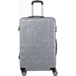 Walizka w kolorze srebrnym - 107 l. Szare walizki Murano, Berenice, bez wzorów, z materiału. W wyprzedaży za 239,95 zł.