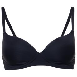 Biustonosz bezfiszbinowy Emporio Armani Underwear 164001 0P284 00020. Czarne biustonosze Emporio Armani Underwear, bez wzorów, z elastanu. W wyprzedaży za 179,00 zł.