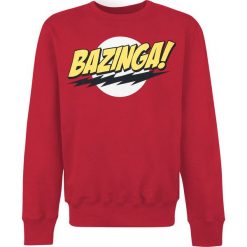 The Big Bang Theory Bazinga Bluza czerwony. Czerwone bluzy męskie marki KALENJI, m, z elastanu, z długim rękawem, długie. Za 121,90 zł.