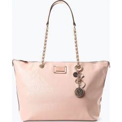 Guess Jeans - Damska torba shopper, różowy. Różowe torby damskie na zakupy marki Guess Jeans, z aplikacjami, z jeansu, bez dodatków. Za 619,95 zł.