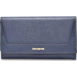 Samsonite - Portfel skórzany. Brązowe portfele damskie marki Samsonite, z materiału. W wyprzedaży za 259,90 zł.