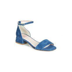 Sandały Tosca Blu TIFFANY. Niebieskie sandały damskie Tosca Blu, bez wzorów, bez obcasa, bez zapięcia. Za 471,20 zł.