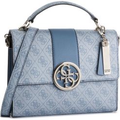 Torebka GUESS - Bluebelle (SG) HWSG74 02180 BLU. Niebieskie torebki klasyczne damskie Guess, z aplikacjami, ze skóry ekologicznej, klasyczne, na ramię, bez dodatków. Za 629,00 zł.