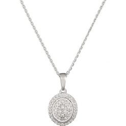 Złoty naszyjnik z diamentową zawieszką. Szare naszyjniki damskie Diamond & Co, z diamentem, złote. W wyprzedaży za 637,95 zł.