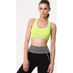 Jasnozielony Biustonosz Sportowy Archetypical. Zielone biustonosze sportowe damskie Born2be, xl, bez wzorów. Za 39,99 zł.