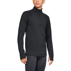 Under Armour ColdGear® Reactor Bluza Czarny. Czarne bluzy męskie Under Armour, l, bez wzorów, z elastanu, bez kołnierzyka, bez rękawów, bez kaptura. Za 430,95 zł.