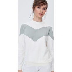 Bluza dresowa - Turkusowy. Niebieskie bluzy damskie Sinsay, z dresówki, bez kaptura. Za 39,99 zł.