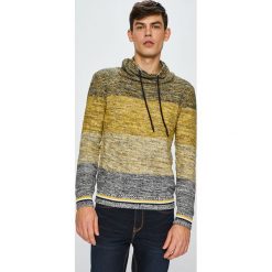 Medicine - Sweter Daily Up. Żółte swetry męskie MEDICINE, s, bez wzorów, z bawełny, z golfem, bez kaptura. W wyprzedaży za 39,90 zł.