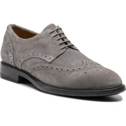 Półbuty GEOX - U Terence A U927HA 00022 C1006 Grey. Szare półbuty męskie Geox, na co dzień, bez wzorów, ze skóry, bez zapięcia. W wyprzedaży za 409,00 zł.