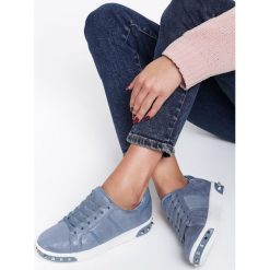 Niebieskie Sneakersy Amor De Mi Vida. Niebieskie sneakersy damskie Renee. Za 59,99 zł.
