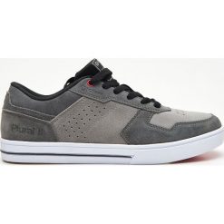 Skórzane sneakersy - Szary. Szare sneakersy męskie Cropp, bez zapięcia. Za 159,99 zł.