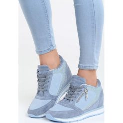 Sneakersy damskie: Niebieskie Sneakersy Every Position