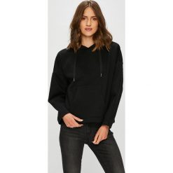 Only - Bluza. Czarne bluzy damskie ONLY, s, bez wzorów, z bawełny, bez rękawów, z kapturem. W wyprzedaży za 59,90 zł.