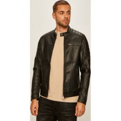Jack & Jones - Kurtka. Czarne płaszcze męskie Jack & Jones, s, bez wzorów, z poliesteru, krótkie, bez kaptura. W wyprzedaży za 179,90 zł.
