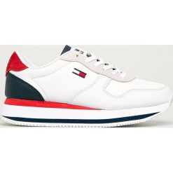 Tommy Jeans - Buty. Białe buty sportowe damskie Tommy Jeans, z jeansu. Za 449,90 zł.