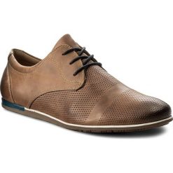Półbuty LASOCKI FOR MEN - MI07A225-A84-01 Brązowy. Pomarańczowe półbuty męskie Lasocki For Men, na co dzień, bez wzorów, ze skóry, bez zapięcia. Za 179,99 zł.